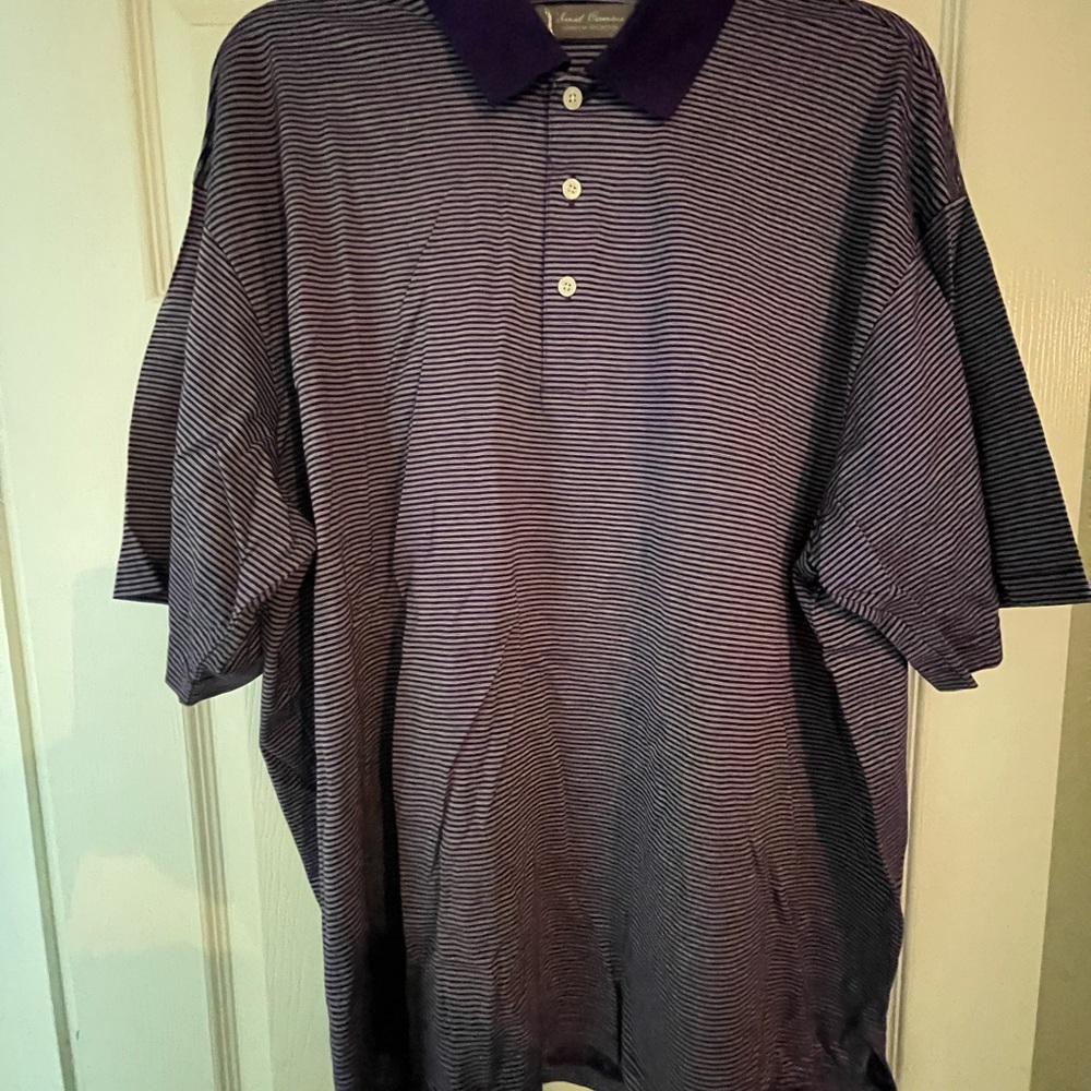Daniel Cremieux Purple Polo Shirt Classic Style